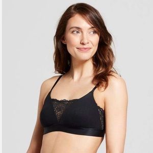 Gilligan & O’Malley Black Triangle Bralette
